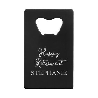 Fête de retraite élégante noire et blanche