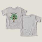 Fête de réunion personnalisée de l'arborescence fa (Design Recto & Verso)