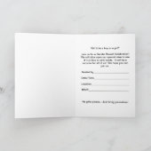 Fête de révélation du genre du bébé, carte d'invit (Intérieur)