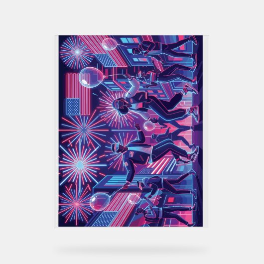 Fête de rue de la fête de l'indépendance urbaine (Recto)