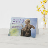 Fête de Saint-Agnes Carte de voeux -Nom Jour (Fleur jaune)