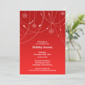 Fête de Saison Red Invitation (Debout devant)