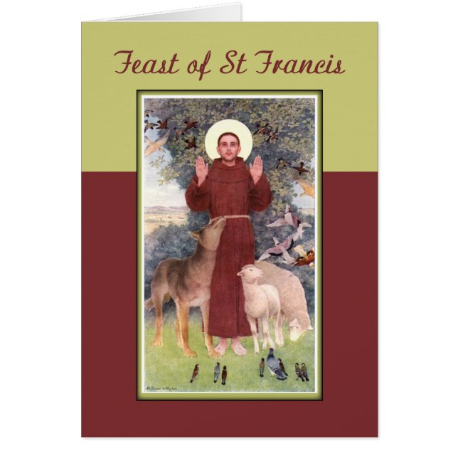 Fête de St. François, Animaux et Stigmates (Devant)