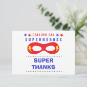 Fête de super-héros Merci beaucoup (Debout devant)