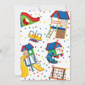 Fête de terrain de jeu, Invitation d'anniversaire  (Dos)