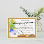 Fête de Thanksgiving en famille Invitation (Debout devant)