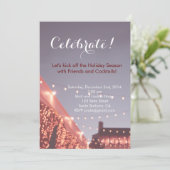 Fête de vacances, Bachelorette, invitation de fête (Debout devant)