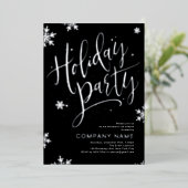 Fête de vacances calligraphiée à la main en argent (Debout devant)
