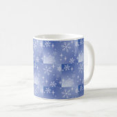 Fête Décor Flambeau de neige Mug (Devant droit)