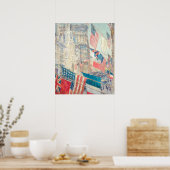 Fête des Alliés - Poster d'art de Childe Hassam (Cuisine)