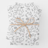 Fête des chats ! Papier d'emballage (En situation)