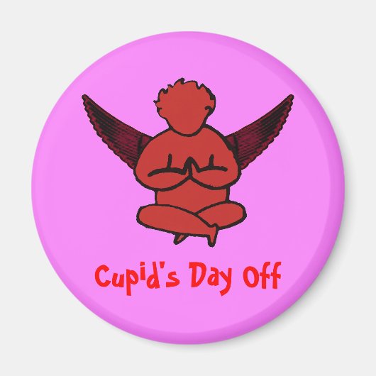 Fête des Cupidons - Magnet de Yoga de Saint Valent (Devant)
