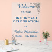 Fête des fleurs bleues modifiables (Mariage)