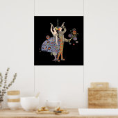 Fête des invités Art déco (Cuisine)