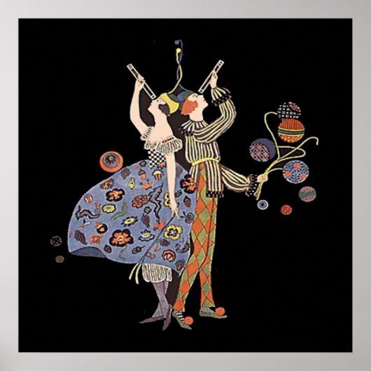 Fête des invités Art déco (Devant)