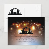 Fête des Lumières de la Nativité - Carte de Noël (Devant / Derrière)