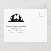 Fête des Lumières de la Nativité - Carte de Noël (Dos)