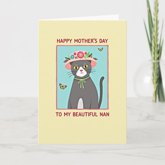 Fête des mamans de chats adorables Carte d'art (Devant)