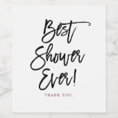 Fête des mariées Auberges Merci Cadeau Étiquette à (Étiquettes simples)