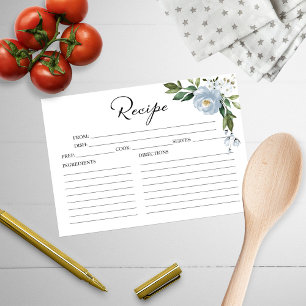 Fête des mariées bleu vert Dusty Recette Cartes