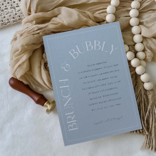 Fête des mariées Brunch & Bubbly Invitation