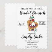 Fête des mariées Brunch Invitation (Devant / Derrière)