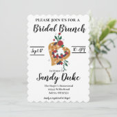 Fête des mariées Brunch Invitation (Debout devant)