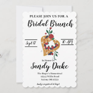 Fête des mariées Brunch Invitation