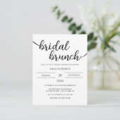 Fête des mariées Brunch Invitation boho (Debout devant)
