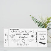 Fête des mariées Carte d'embarquement à main Vol D (Debout devant)