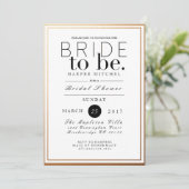 Fête des mariées chic et formelle | Invitation Gol (Debout devant)