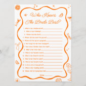 Fête des mariées Citrus qui connaît la carte de je (Devant)