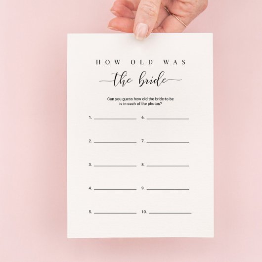 Fête des mariées Comment était la carte de mariée