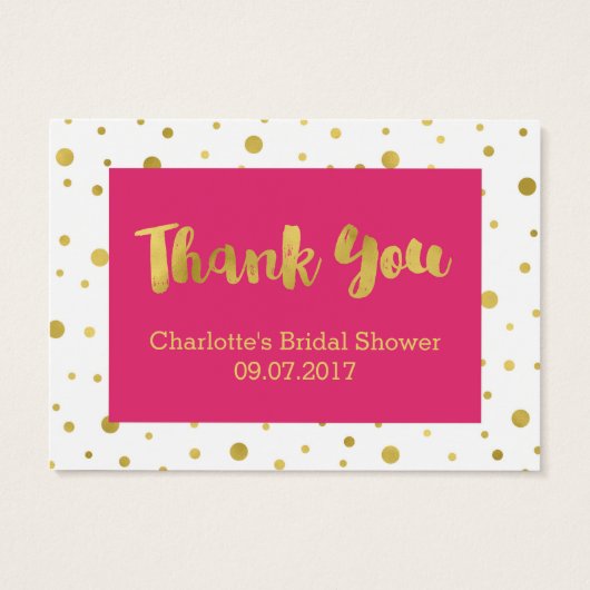 Fête des mariées Confetti en or rose Favoriser les (Dos)