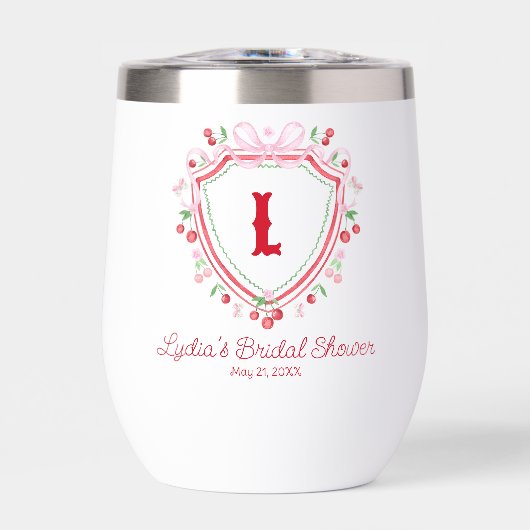 Fête des mariées Coquette Cherry Monogam (Avant)