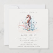 Fête des mariées d'algues sous-marines Invitation (Devant)