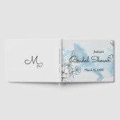 Fête des mariées d'aquarelle Livre d'invités (Complet)