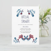 Fête des mariées d'art populaire Invitations oisea (Debout devant)