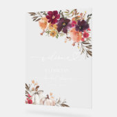 Fête des mariées d'automne citrouille Bienvenue (Angle)