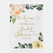 Fête des mariées d'automne citrouille vert Affiche (Recto)