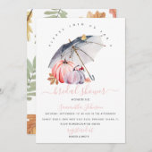 Fête des mariées d'automne Invitation, Invitation  (Devant / Derrière)
