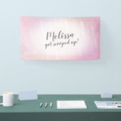 Fête des mariées de bannière à thème de crème glac (Salon professionnel)