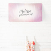 Fête des mariées de bannière à thème de crème glac (Insitu)