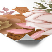 Fête des mariées de bienvenue Poster d'automne Boh (Coin)