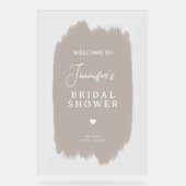 Fête des mariées de bienvenue Script Peinture beig (Recto)