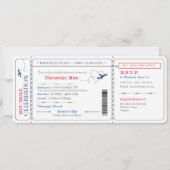 Fête des mariées de billet de carte d'embarquement (Devant)