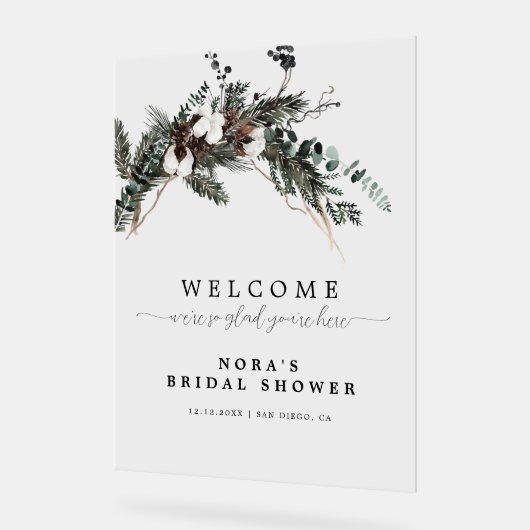 Fête des mariées de bouquet de verdure d'hiver Bie (Angle)