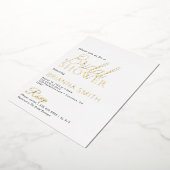 Fête des mariées de calligraphie Invitation à huil (Rotation)