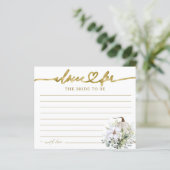 Fête des mariées de Citrouille de verdure Cartes d (Debout devant)