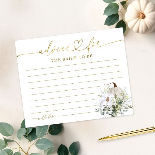 Fête des mariées de Citrouille de verdure Cartes d